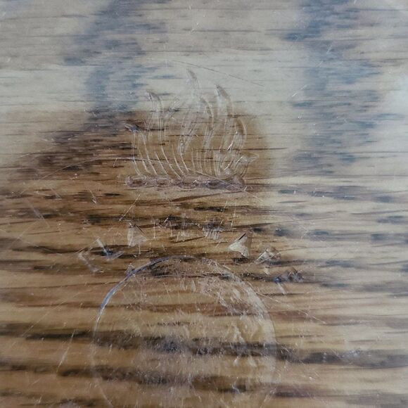 1940s Pyrex Flameware Top of Stove Ware 6.5" Blue Tint Sauce Pan 832-B No Handle - Picture 7 of 14